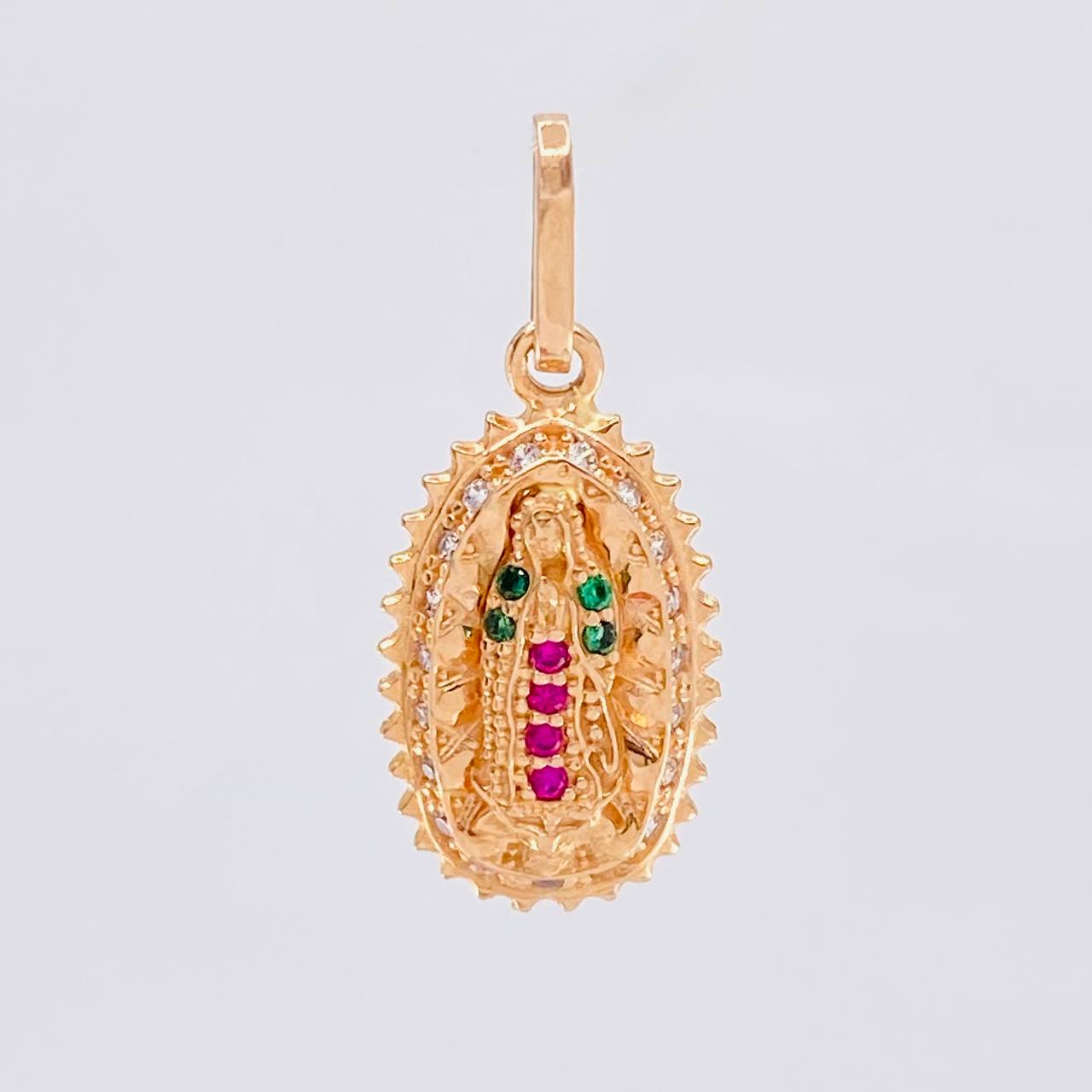 Dije Virgen De Guadalupe 1.35 g / 2.3 cm Oro Rosa 18K