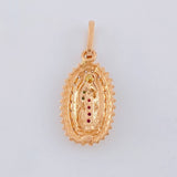Dije Virgen De Guadalupe 1.35 g / 2.3 cm Oro Rosa 18K