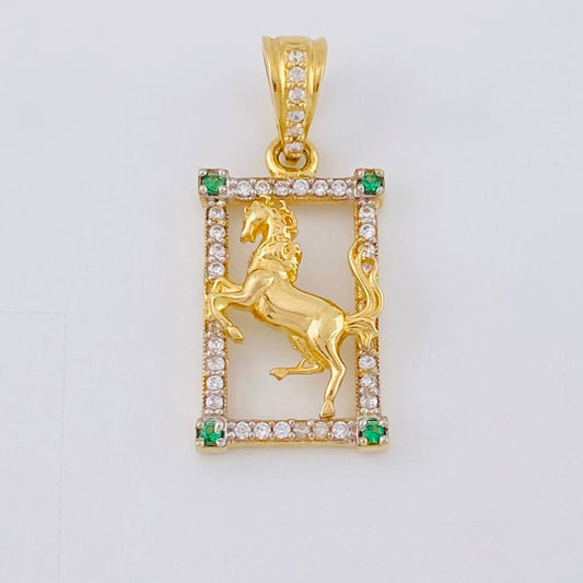 Dije Marco Caballo 2.35 g / 2.5 cm Oro Amarillo 18K