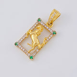 Dije Marco Caballo 2.35 g / 2.5 cm Oro Amarillo 18K