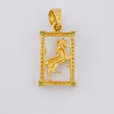 Dije Marco Caballo 2.35 g / 2.5 cm Oro Amarillo 18K