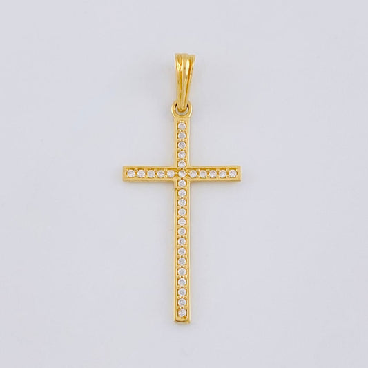 Dije Cruz 1.1 g / 3.4 cm Oro Amarillo 18K