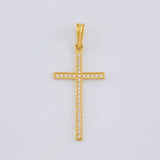 Dije Cruz 1.1 g / 3.4 cm Oro Amarillo 18K
