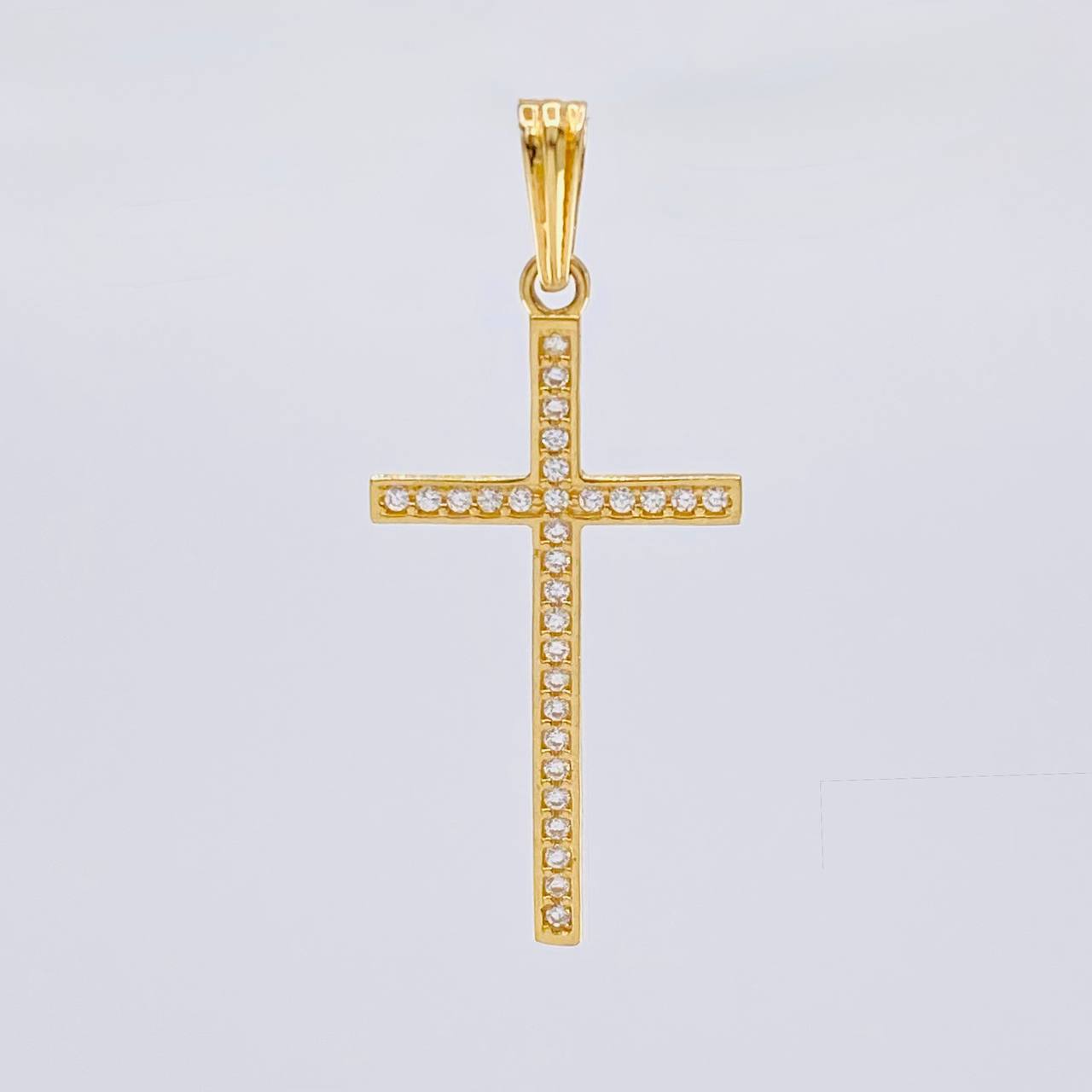 Dije Cruz 1.1 g / 3.4 cm Oro Amarillo 18K