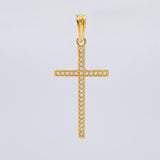 Dije Cruz 1.1 g / 3.4 cm Oro Amarillo 18K