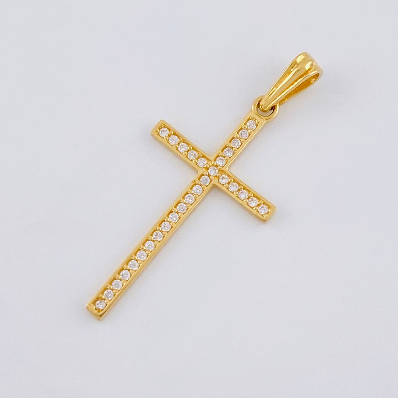 Dije Cruz 1.1 g / 3.4 cm Oro Amarillo 18K