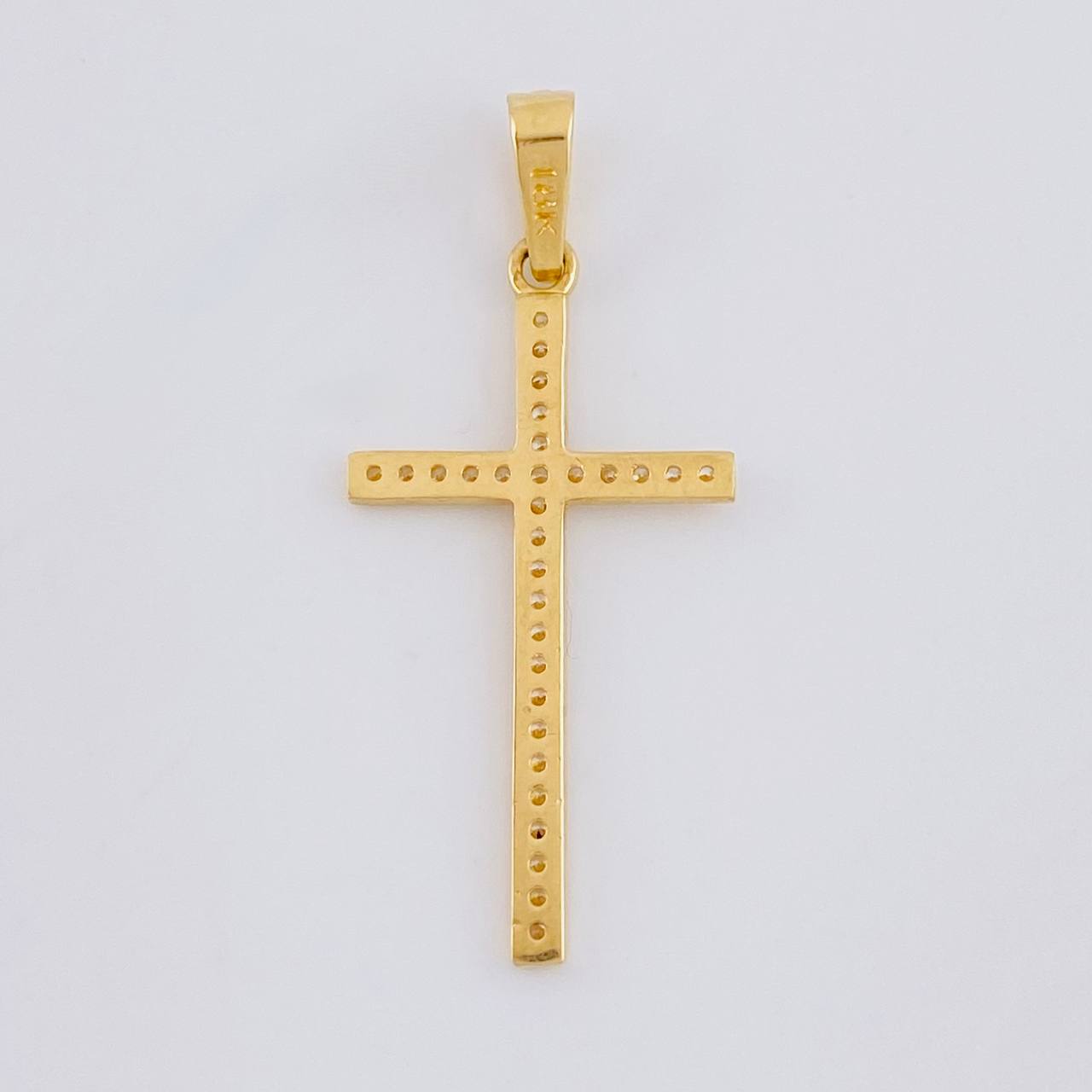 Dije Cruz 1.1 g / 3.4 cm Oro Amarillo 18K