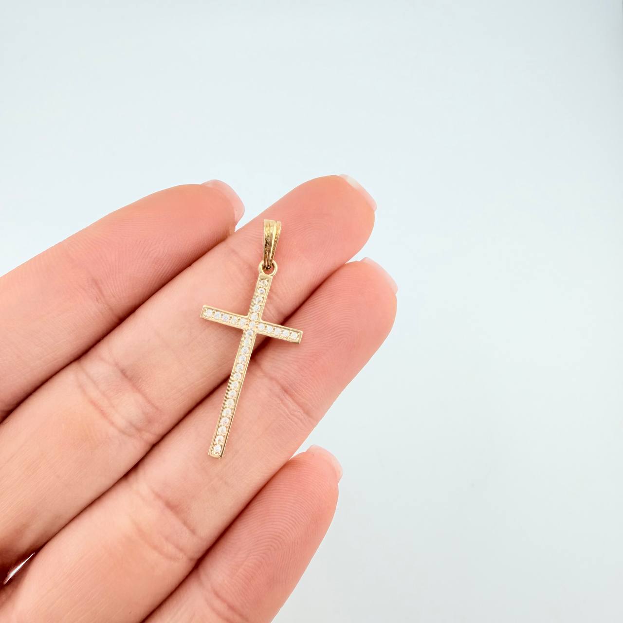 Dije Cruz 1.1 g / 3.4 cm Oro Amarillo 18K