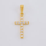 Dije Cruz 1.3 g / 2.5 cm Oro Amarillo 18K