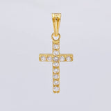 Dije Cruz 1.3 g / 2.5 cm Oro Amarillo 18K