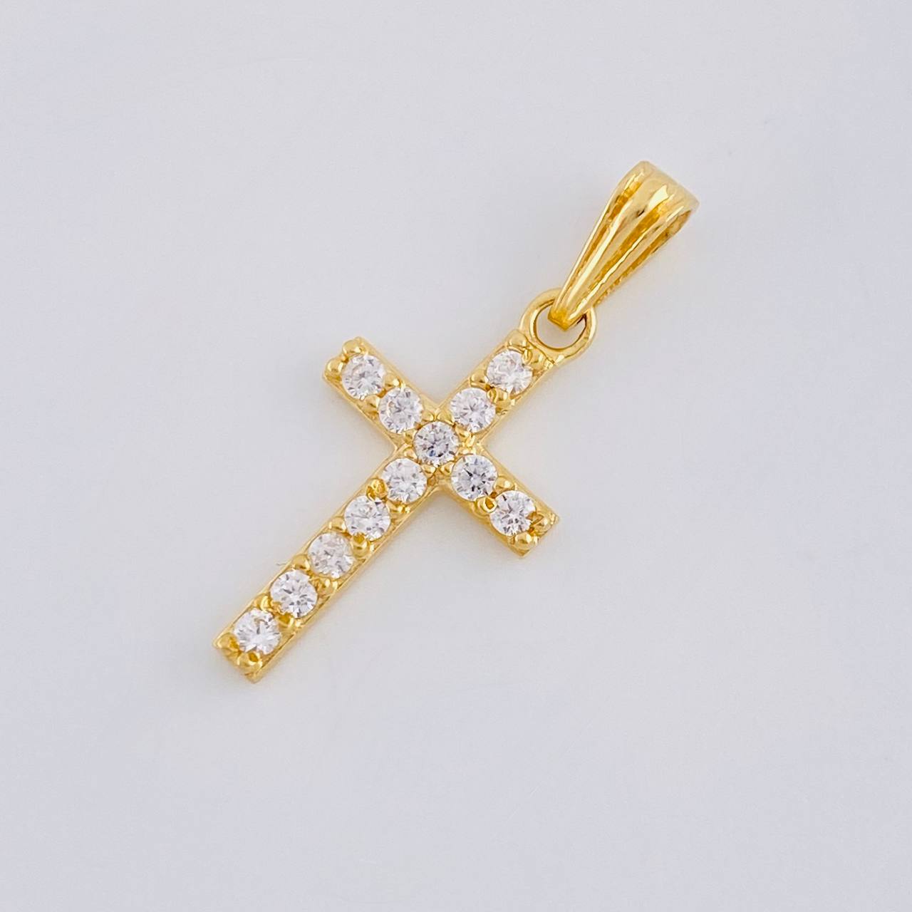 Dije Cruz 1.3 g / 2.5 cm Oro Amarillo 18K