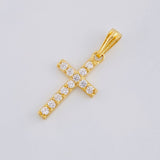 Dije Cruz 1.3 g / 2.5 cm Oro Amarillo 18K