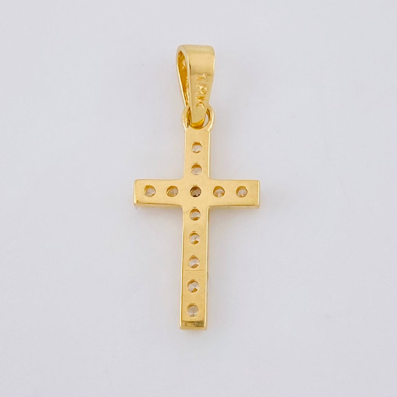 Dije Cruz 1.3 g / 2.5 cm Oro Amarillo 18K