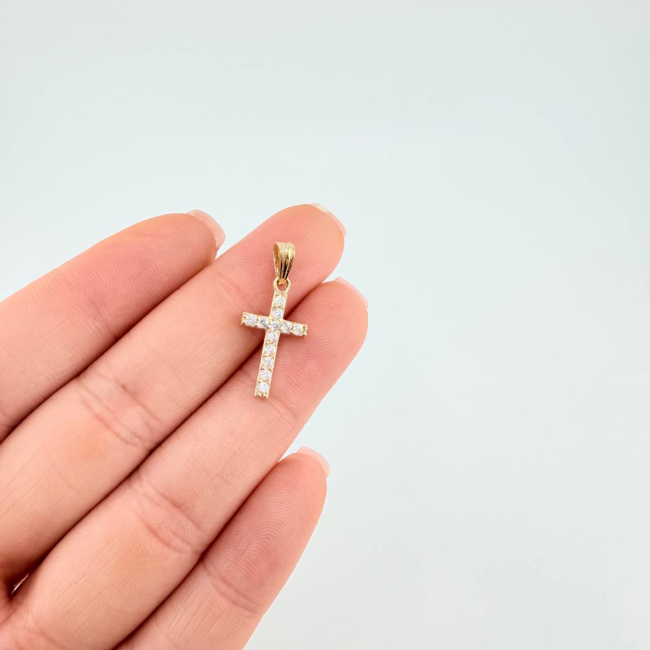 Dije Cruz 1.3 g / 2.5 cm Oro Amarillo 18K