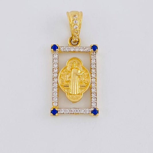 Dije Marco San Benito 2.35 g / 2.5 cm Oro Amarillo 18K