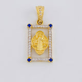 Dije Marco San Benito 2.35 g / 2.5 cm Oro Amarillo 18K