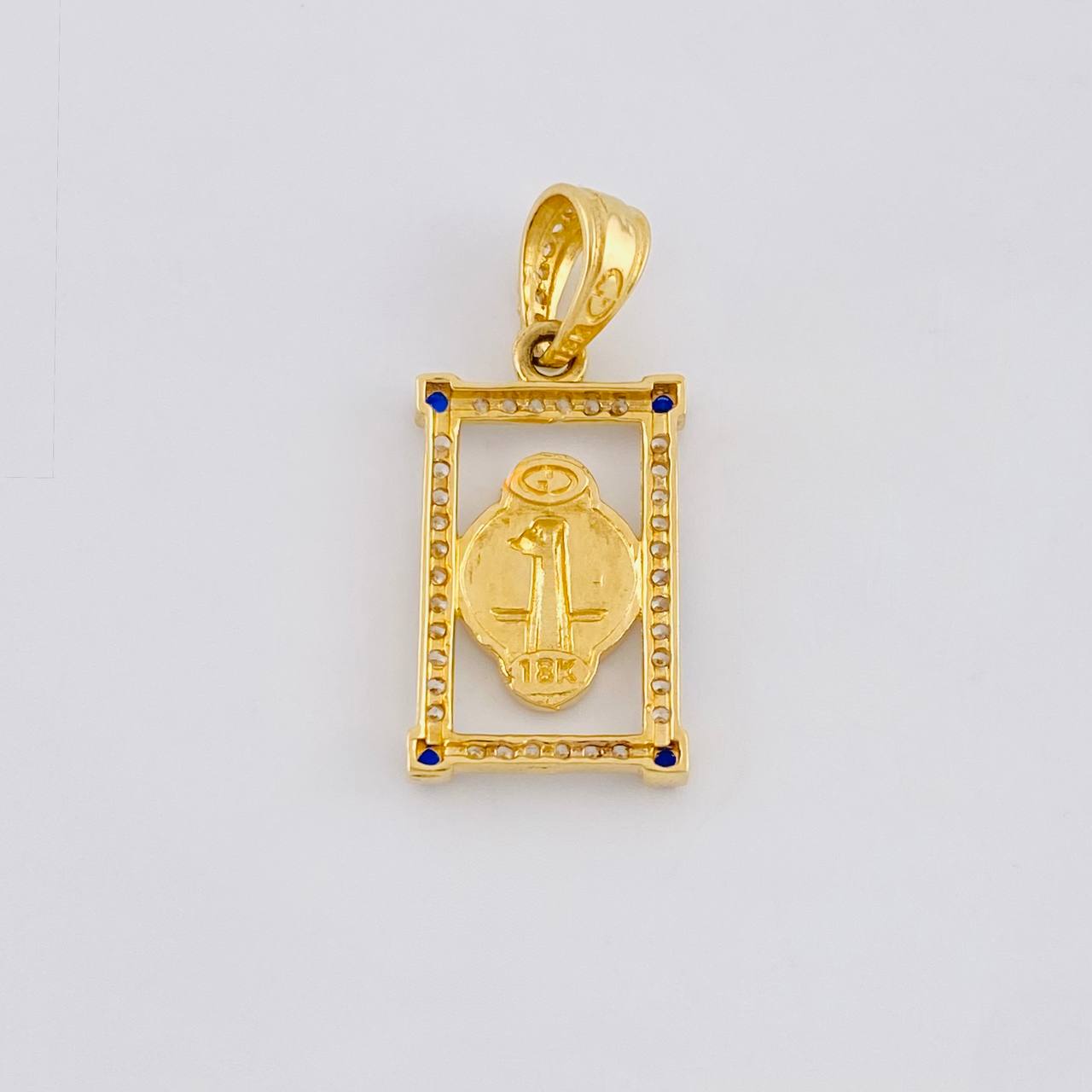 Dije Marco San Benito 2.35 g / 2.5 cm Oro Amarillo 18K