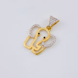Dije Elefante 2.1 g / 2.5 cm Oro Amarillo 18K