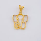 Dije Elefante 2.1 g / 2.5 cm Oro Amarillo 18K