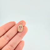 Dije Virgen De Guadalupe 1.35 g / 2.3 cm Oro Rosa 18K