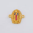 Herraje Virgen De Guadalupe 1.15 g / 1.5 cm Oro Amarillo 18K