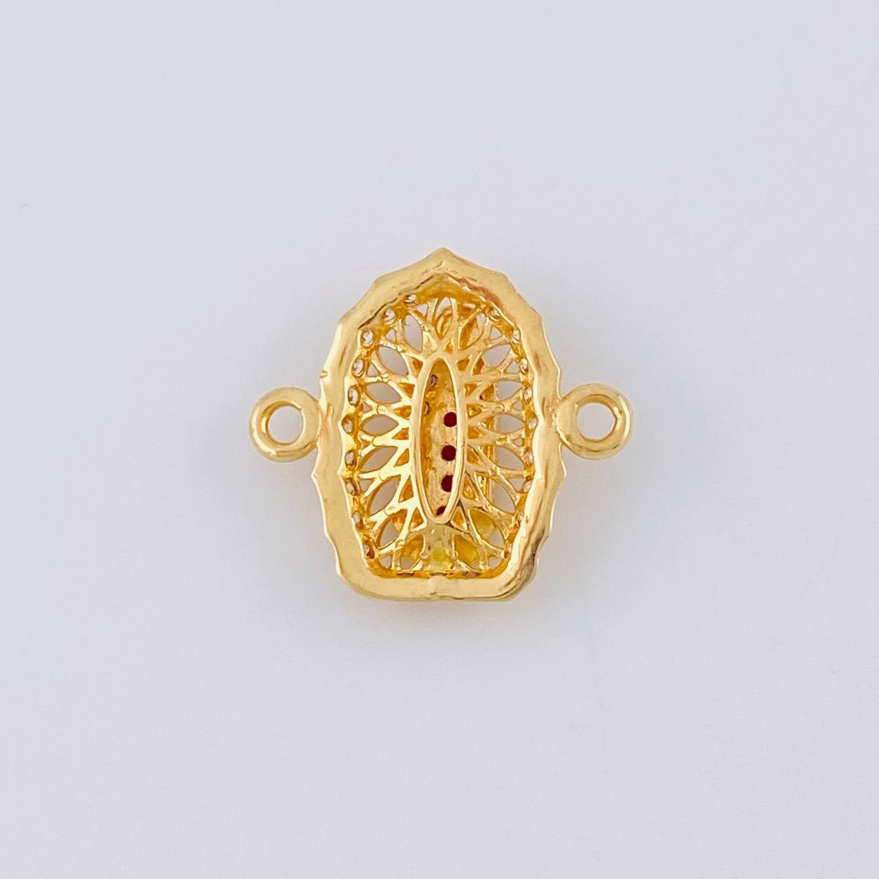 Herraje Virgen De Guadalupe 1.15 g / 1.5 cm Oro Amarillo 18K