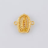 Herraje Virgen De Guadalupe 1.15 g / 1.5 cm Oro Amarillo 18K