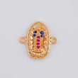 Herraje Virgen De Guadalupe 1.15 g / 1.5 cm Oro Rosa 18K