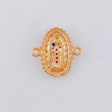 Herraje Virgen De Guadalupe 1.15 g / 1.5 cm Oro Rosa 18K