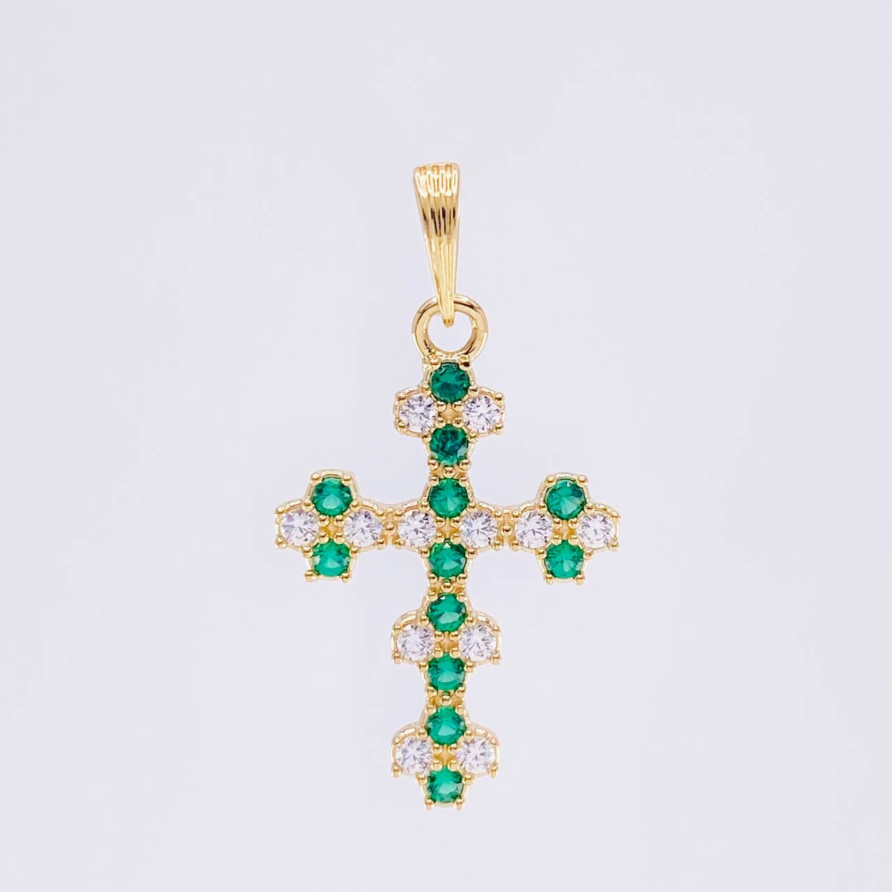 Dije Cruz Florenciana 1.75 g / 1.9 cm Oro Amarillo 18K