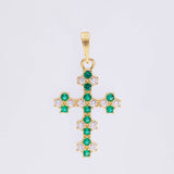 Dije Cruz Florenciana 1.75 g / 1.9 cm Oro Amarillo 18K
