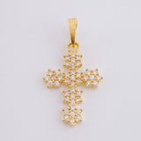 Dije Cruz Florenciana 1.8 g / 3 cm Oro Amarillo 18K