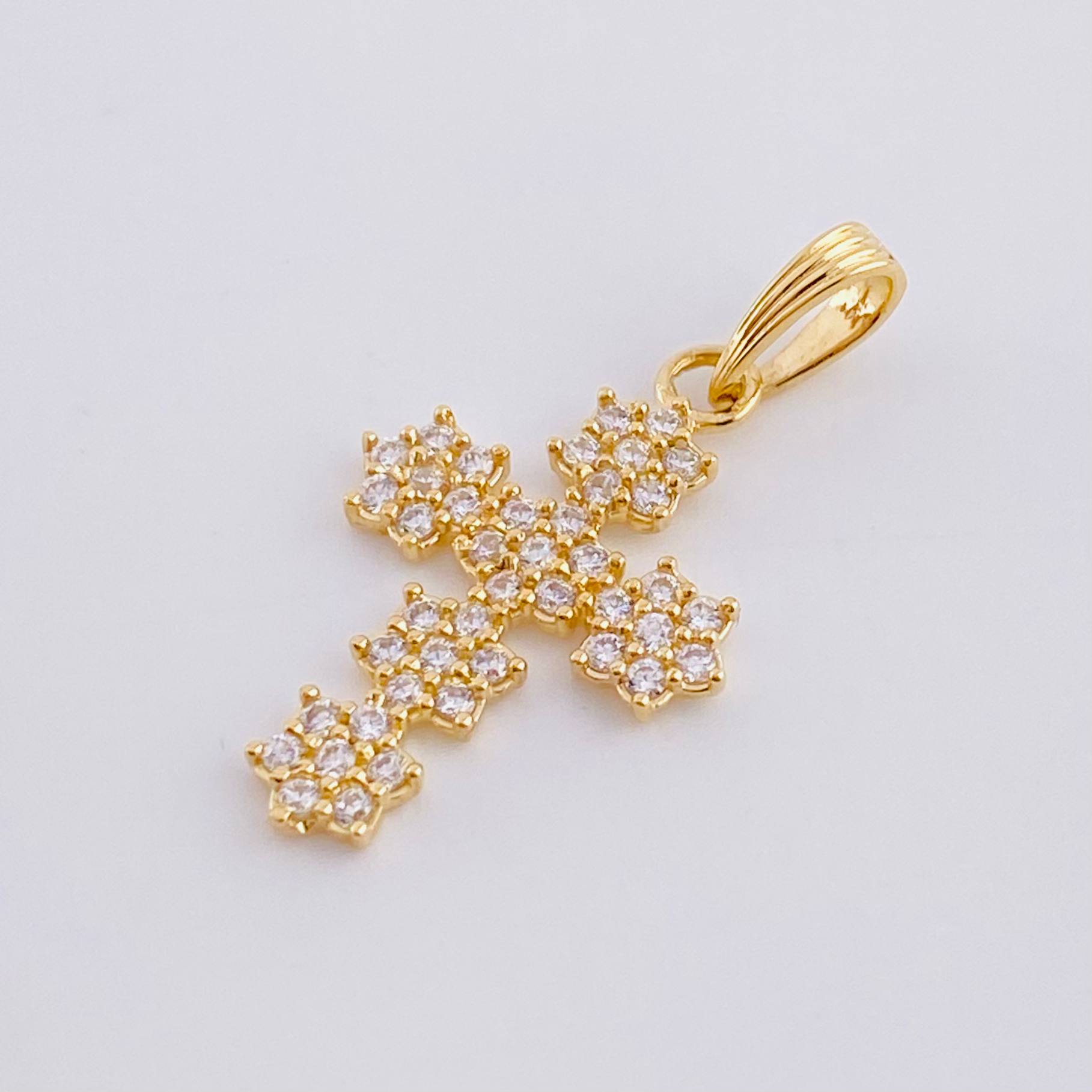Dije Cruz Florenciana 1.4 g / 2.7 cm Oro Amarillo 18K