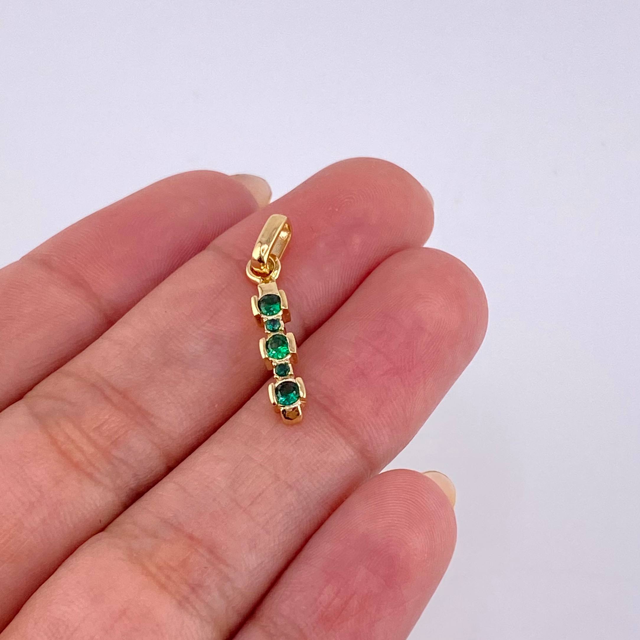 Dije Tres Cuencas 1.5 g / 2.3 cm Oro Amarillo 18K