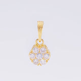 Dije Pasel Lunar 1.25 g / 1.5 cm Oro Amarillo 18K