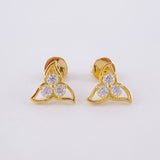 Topos Flor Trillium 1.6 g / 8.2 mm Oro Amarillo 18K