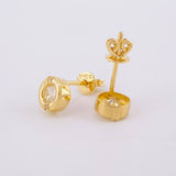 Topos Dona Bisel 2.3 g / 6.5 mm Oro Amarillo 18K