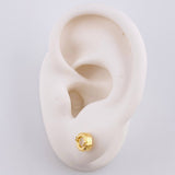 Topos Dona Bisel 2.3 g / 6.5 mm Oro Amarillo 18K
