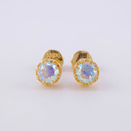 Topos Ocho Garras 1.5 g / 5.1 mm Oro Amarillo 18K
