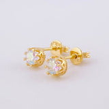 Topos Ocho Garras 1.5 g / 5.1 mm Oro Amarillo 18K
