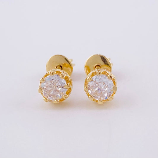 Topos Ocho Garras 1.55 g / 5.1 mm Oro Amarillo 18K