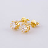 Topos Ocho Garras 1.55 g / 5.1 mm Oro Amarillo 18K