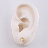 Topos Ocho Garras 1.55 g / 5.1 mm Oro Amarillo 18K