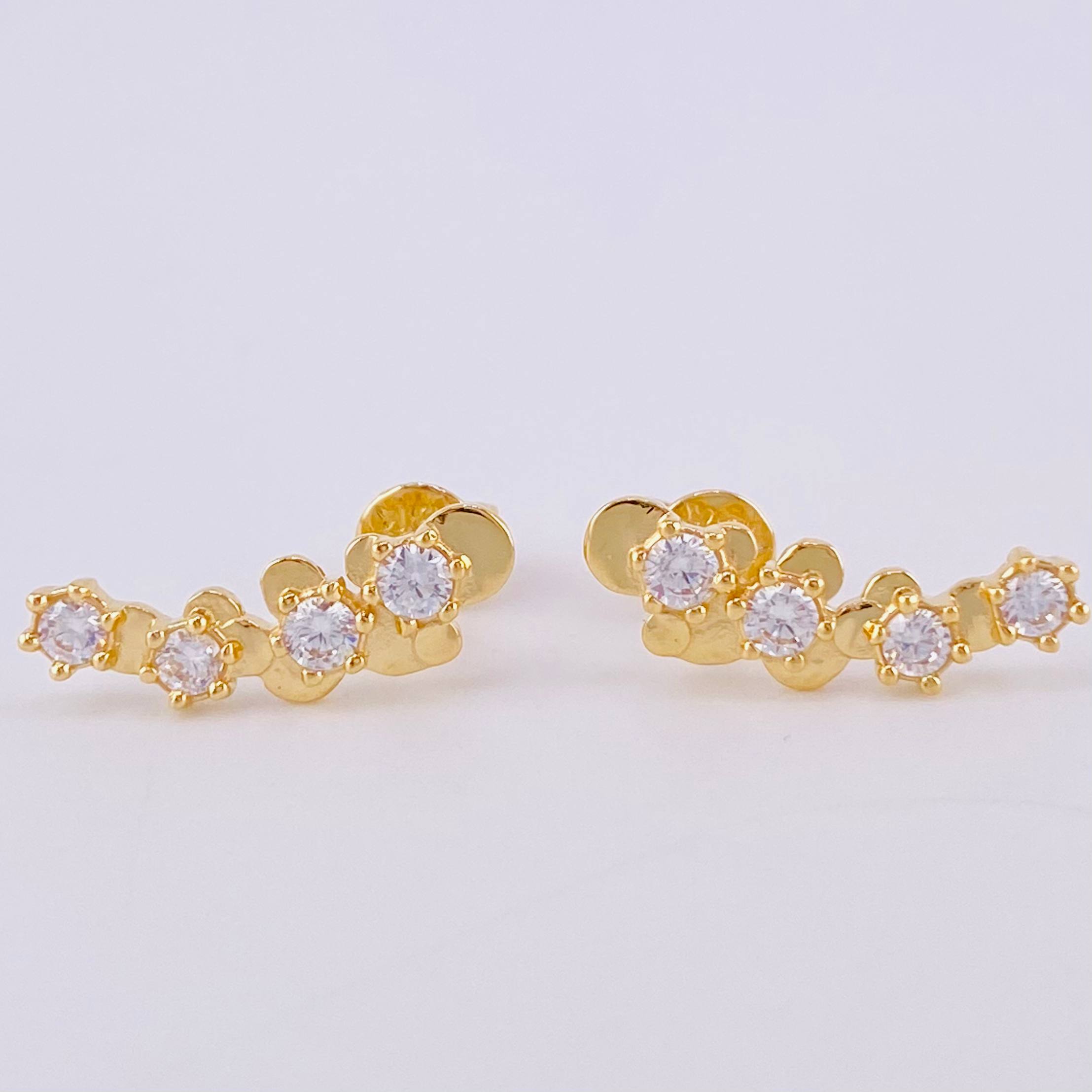 Topos Espuma Estelar 2.05 g / 1.6 cm Oro Amarillo 18K