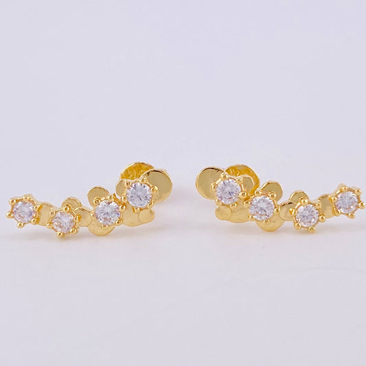 Topos Espuma Estelar 2.05 g / 1.6 cm Oro Amarillo 18K