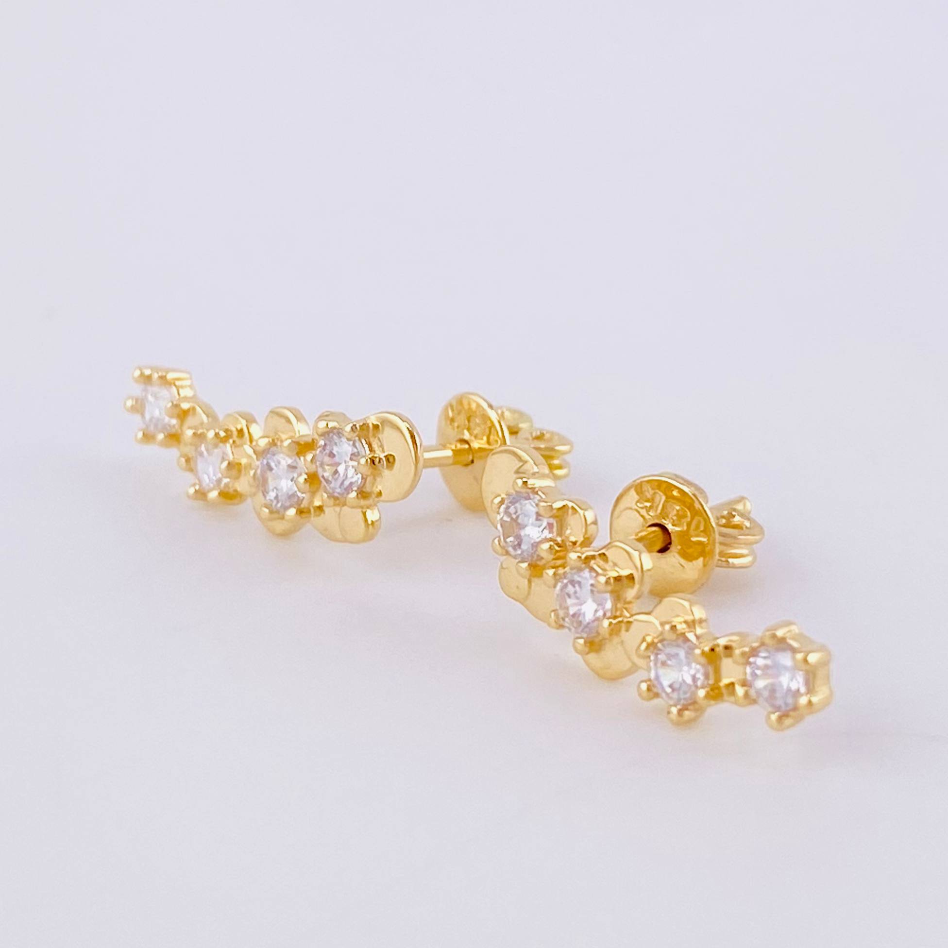 Topos Espuma Estelar 2.05 g / 1.6 cm Oro Amarillo 18K