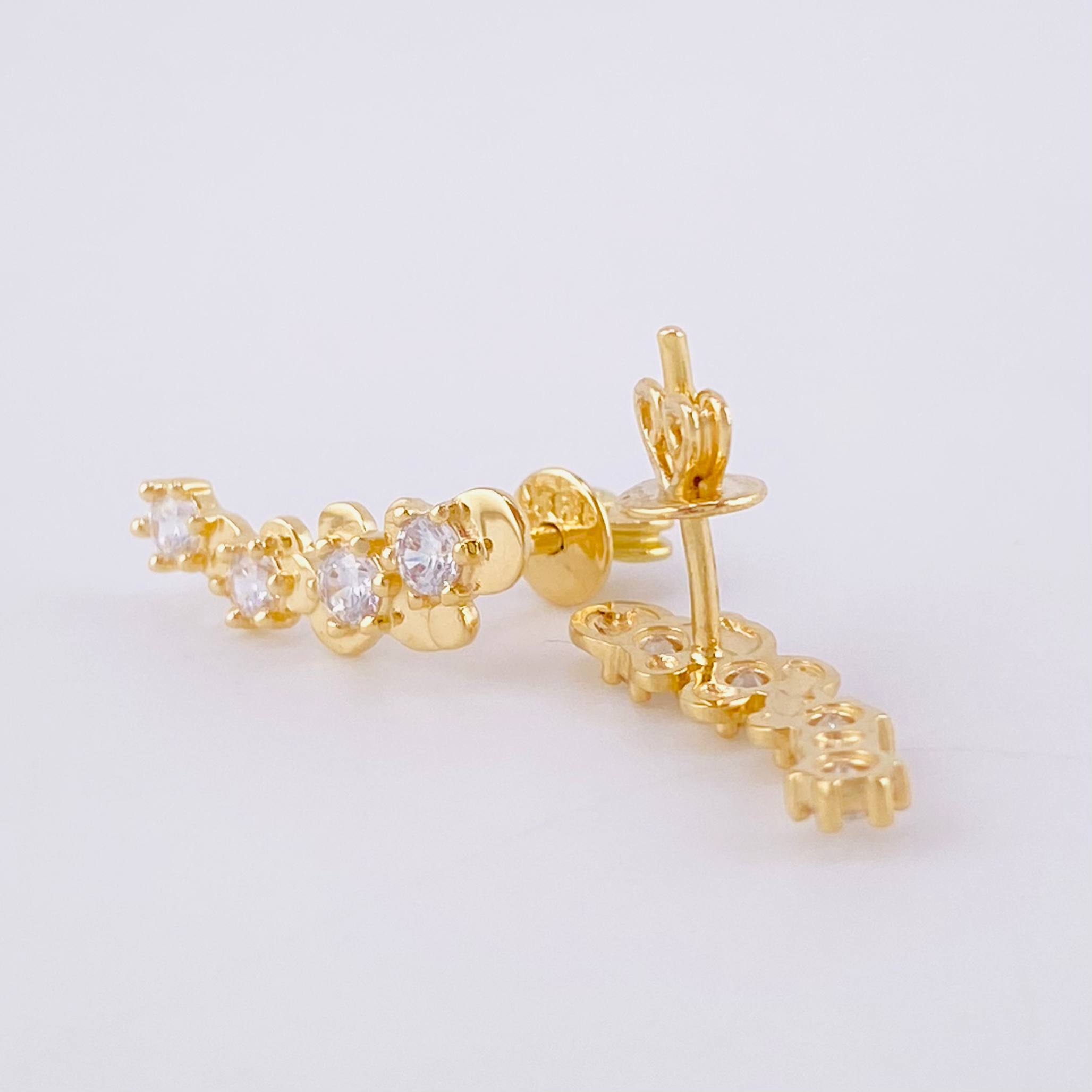 Topos Espuma Estelar 2.05 g / 1.6 cm Oro Amarillo 18K