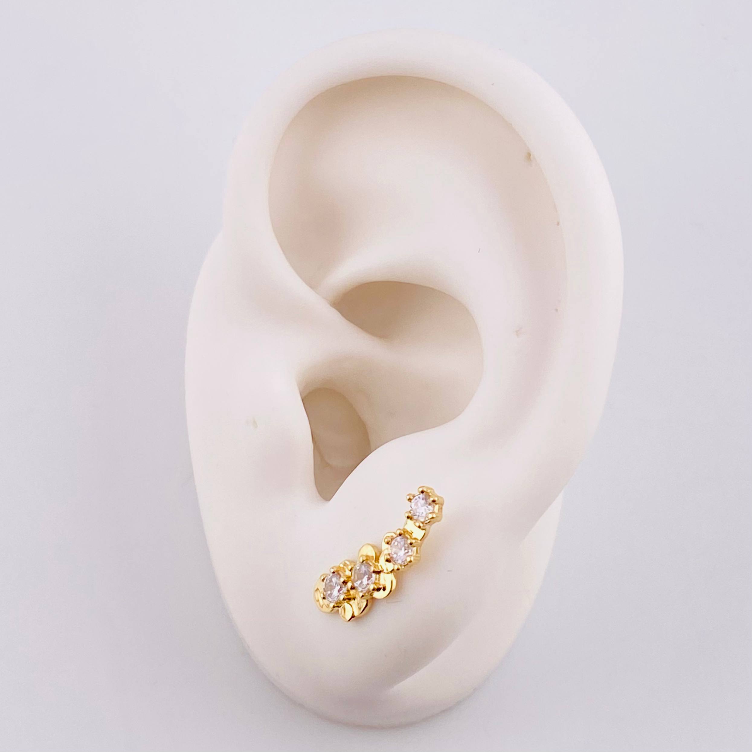 Topos Espuma Estelar 2.05 g / 1.6 cm Oro Amarillo 18K