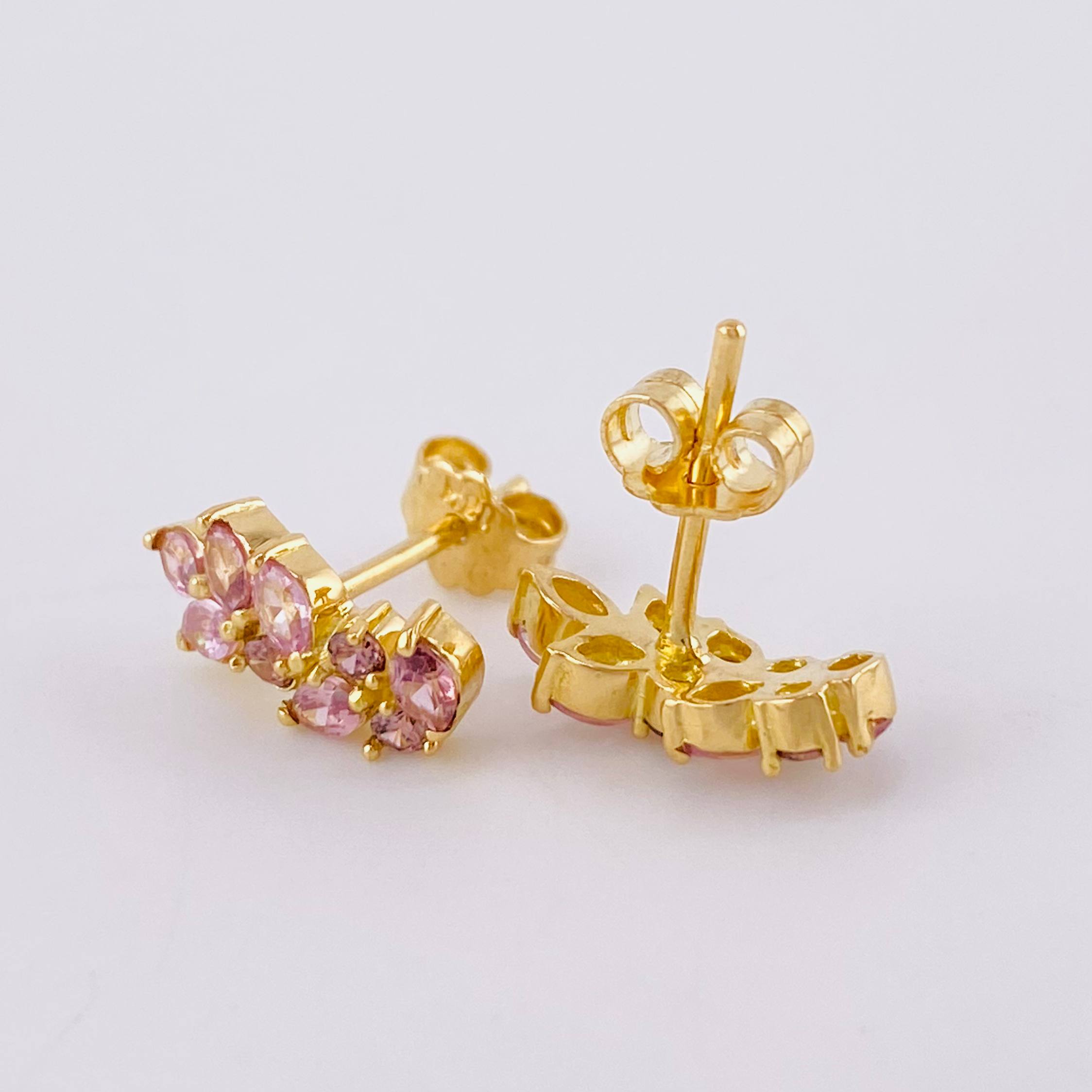 Topos Espiga Seguida 2.35 g / 5.55 mm Oro Amarillo 18K