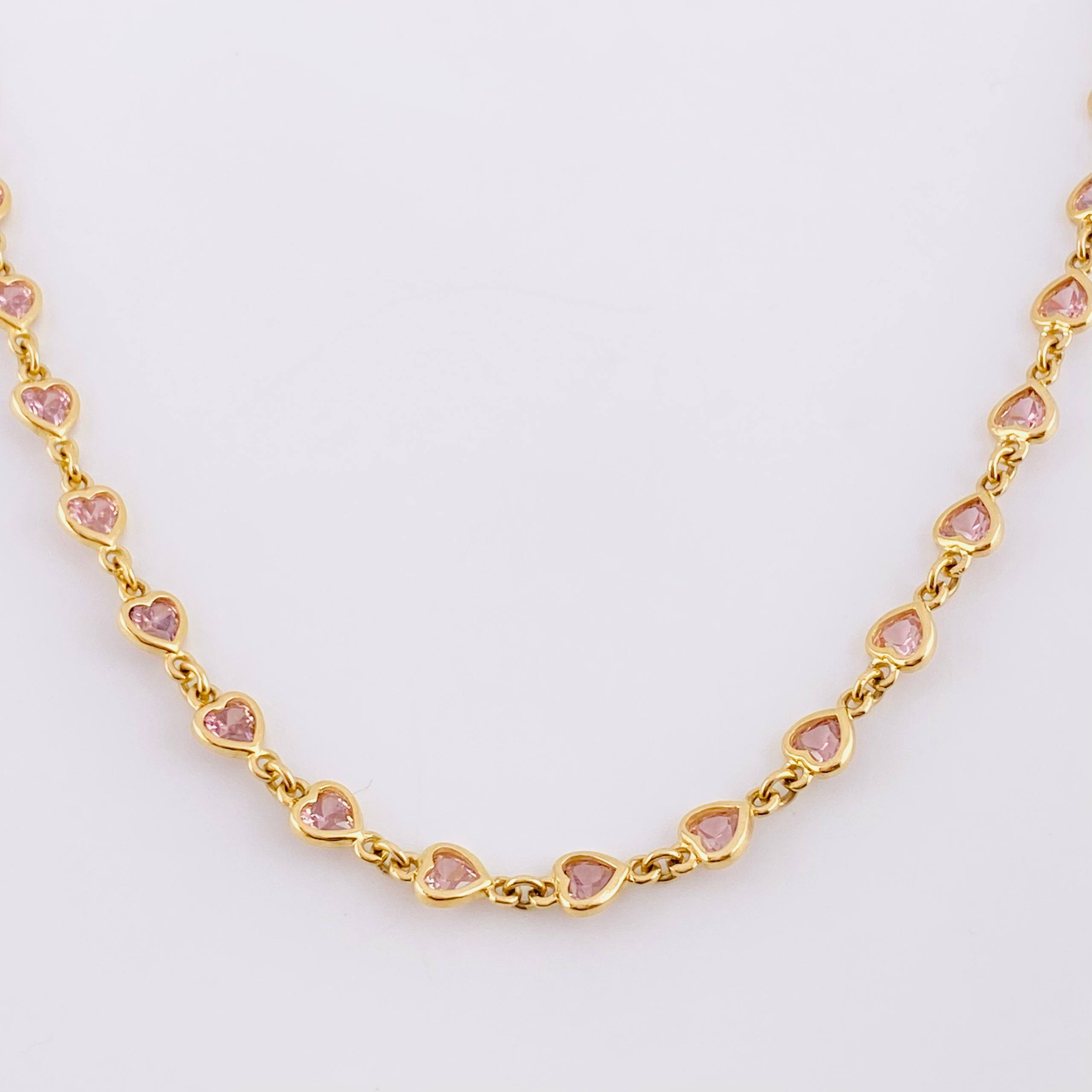 Cadena Secuencia De Corazones 17.65 g / 52.5 cm / 5.15 mm Oro Amarillo 18K